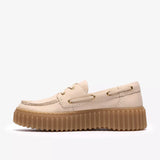Zapatos CLARKS Torhill Boat Cream Nubuck