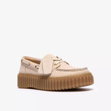 Zapatos CLARKS Torhill Boat Cream Nubuck