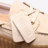 Zapatos CLARKS Torhill Boat Cream Nubuck