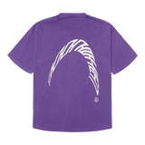Camiseta WOODBIRD WBBaine Warp Acid Washed Purple