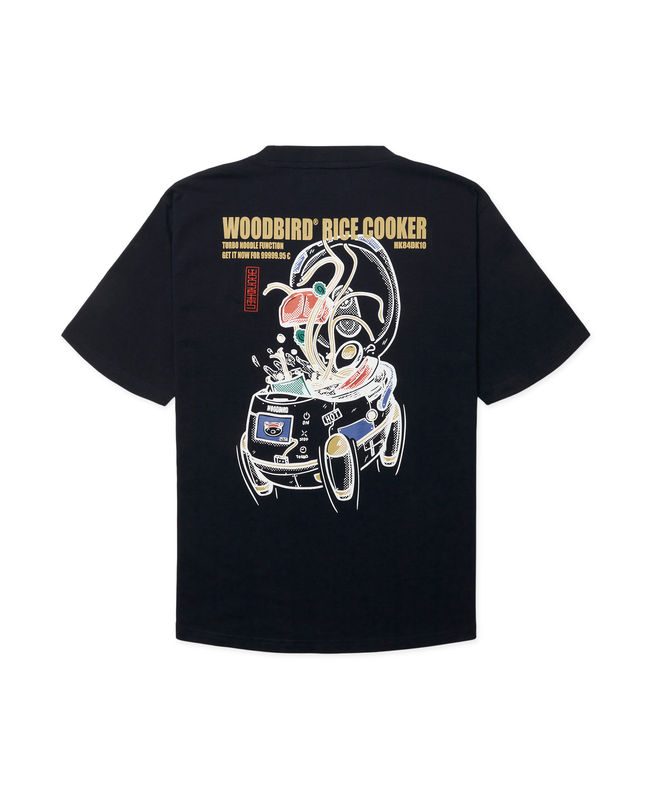 Camiseta Woodbird WBBaine Cook Dark Navy - flat
