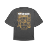 Camiseta Woodbird WBBeam Tram Slate Blue - flat