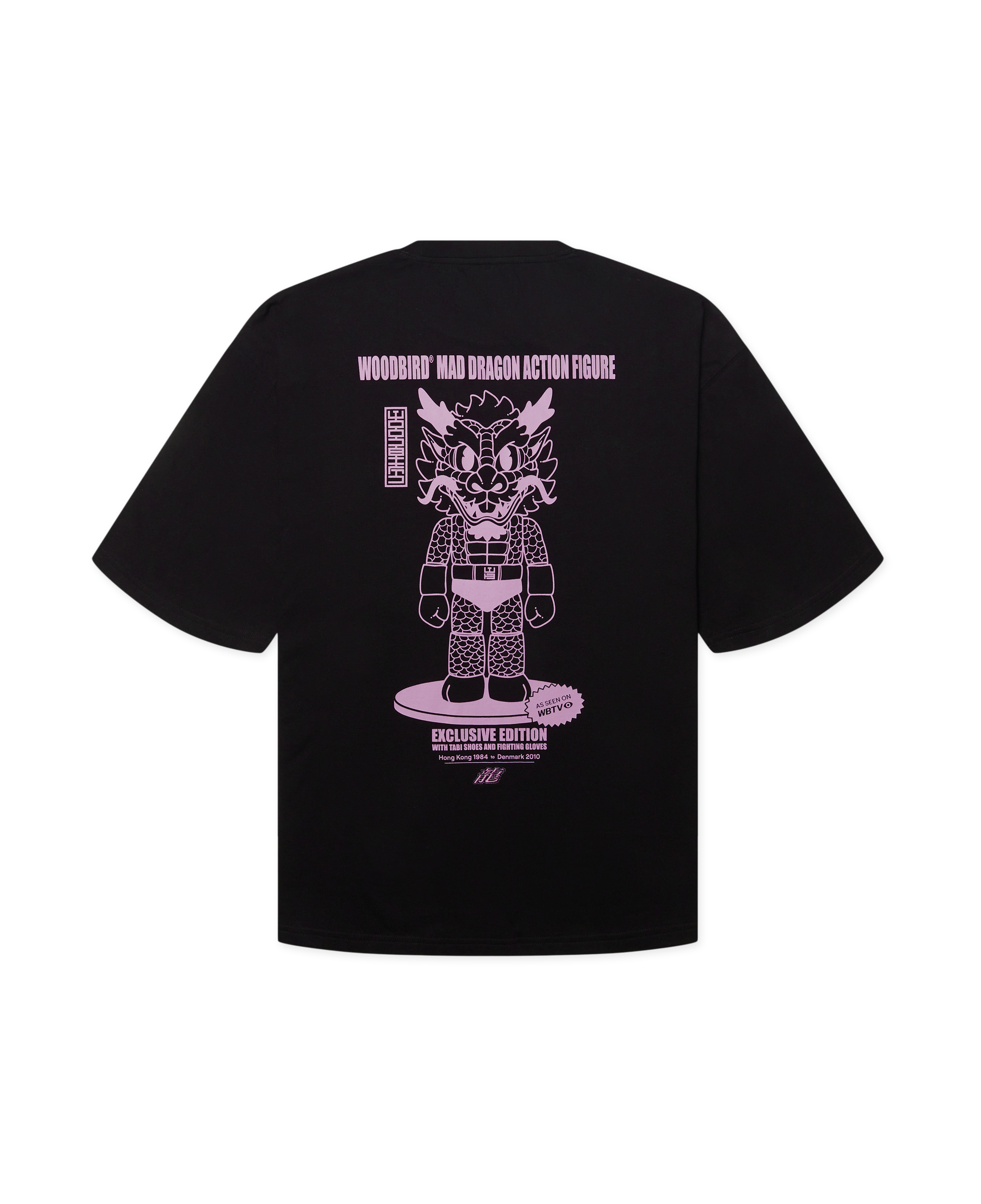 Camiseta Woodbird WBBeam Action Black - flat