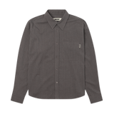 Camisa Woodbird WBXing HB Stripe Dark Grey - flat
