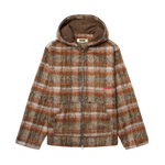 Chaqueta Woodbird WBSheng Zip Hoodie Burnt Red-Sand - flat