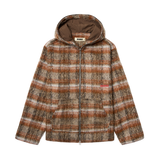 Chaqueta Woodbird WBSheng Zip Hoodie Burnt Red-Sand - flat