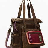 Mochila DESIGUAL Voyager Multiposición Marrón