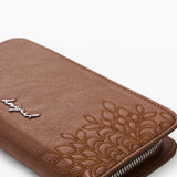 Monedero DESIGUAL Bordados Camel