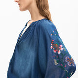 Blusa DESIGUAL Chambre Bordados Farol