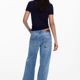 Camiseta DESIGUAL Estocolmo Flor Grande Navy