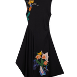 Vestido DESIGUAL Leyter Asimétrico Flores