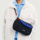 Bolso TOPOLOGIE Bottle Sacoche Large Black Tech Sateen