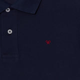 SILBON Classic Plain Navy Blue Polo