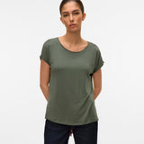 Camiseta VERO MODA Plain Laurel wreath Medium Green