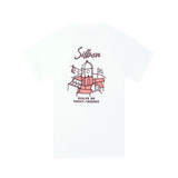Camiseta SILBON Golfe De Saint-Tropez Blanca