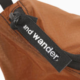 Mini Pouch AND WANDER Sil Dark Orange