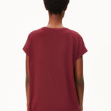 Camiseta ARMEDANGELS Idaara Velvet Red - imagen oficial 211