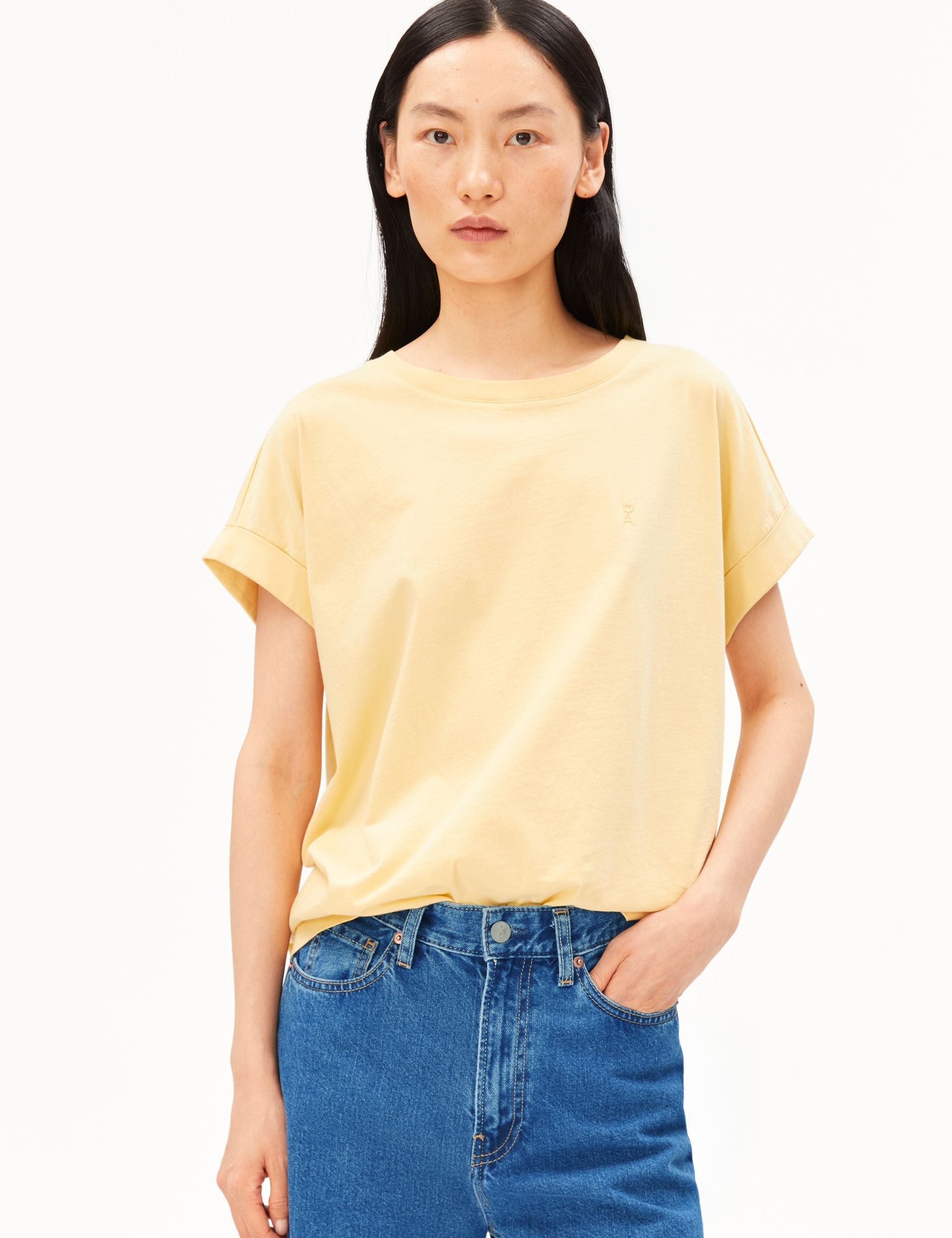 Camiseta ARMEDANGELS Idaara Golden Hay