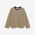 Sudadera ARMEDANGELS Frankaa Maarlen Stripe Golden Hay Tinted Navy - imagen oficial 101
