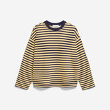 Sudadera ARMEDANGELS Frankaa Maarlen Stripe Golden Hay Tinted Navy - imagen oficial 101