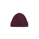 Gorro ARMEDANGELS Nildaao de Algodón Orgánico Dark Cranberry
