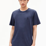 ARMEDANGELS Iconic Å Maarkos Gmt Dye Blue Noon T-shirt