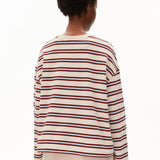 Sudadera ARMEDANGELS Iconic Å Frankaa Bold Undyed Velvet Red Soft Blue - imagen oficial 211