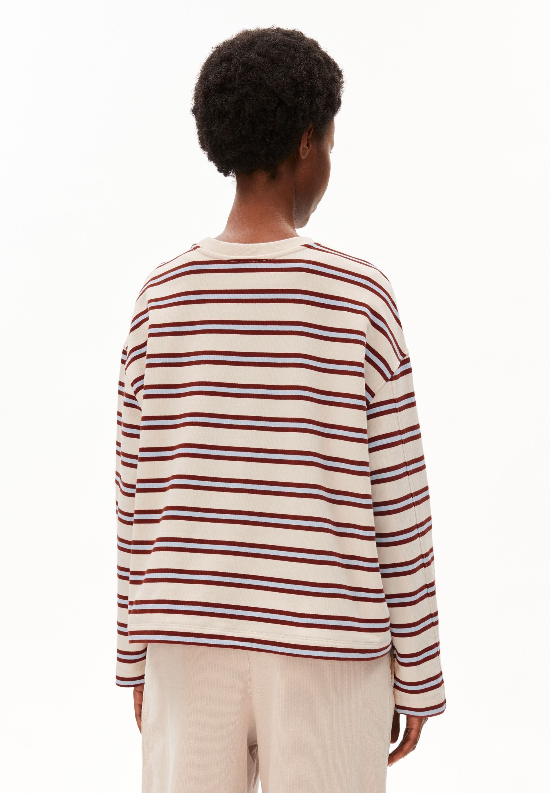 Sudadera ARMEDANGELS Iconic Å Frankaa Bold Undyed Velvet Red Soft Blue - imagen oficial 211