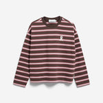 Sudadera ARMEDANGELS Iconic Å Frankaa Bold Claystone Oatmilk Velvet Ember - vista oficial 6