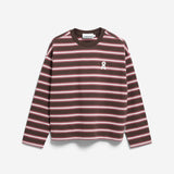 Sudadera ARMEDANGELS Iconic Å Frankaa Bold Claystone Oatmilk Velvet Ember - vista oficial 6