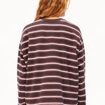 Sudadera ARMEDANGELS Iconic Å Frankaa Bold Claystone Oatmilk Velvet Ember - vista oficial 2