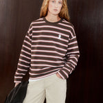 Sudadera ARMEDANGELS Iconic Å Frankaa Bold Claystone Oatmilk Velvet Ember - vista oficial 4
