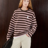Sudadera ARMEDANGELS Iconic Å Frankaa Bold Claystone Oatmilk Velvet Ember - vista oficial 4