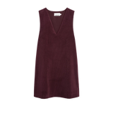 Vestido ARMEDANGELS Pinaafo Corduroy Dark Cranberry