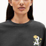 Camiseta ARMEDANGELS Lualaa Difference Dark Steel