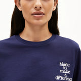 Camiseta ARMEDANGELS Lualaa Tinted Navy