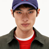 Gorra ARMEDANGELS Yenaas Logaa Navy / Scarlet Red