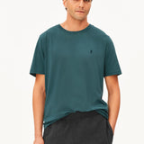 Camiseta ARMEDANGELS Jaames Petrol Velvet