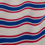 Jersey ARMEDANGELS Merinaa Stripes Oatmilk / Mars Red / Dynamo Blue