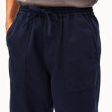 Bermudas ARMEDANGELS Cotton Lino Tinted Navy