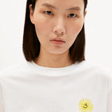 Camiseta ARMEDANGELS Tarjaa Graphic White