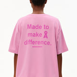 Camiseta ARMEDANGELS Oversize Giannaa Difference Washed Berry