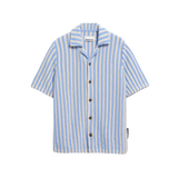 Camisa Polo ARMEDANGELS  de Punto Striped Pure Wedgwood