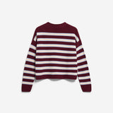 Jersey ARMEDANGELS Merinaa Striped Velvet Red Soft Blue Oatmilk - imagen oficial 101