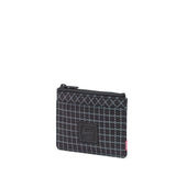 HERCHEL Oscar Grid Black Wallet