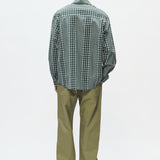 Camisa DOUBLE A BY WOOD WOOD Cooper Panderosa Pine Check - Green