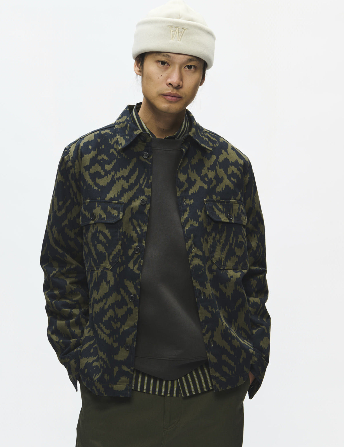 Sobrecamisa DOUBLE A BY WOOD WOOD Clay Aurora