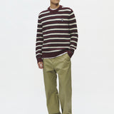Jersey DOUBLE A BY WOOD WOOD Claes Decadent Chocolate Stripe