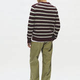 Jersey DOUBLE A BY WOOD WOOD Claes Decadent Chocolate Stripe