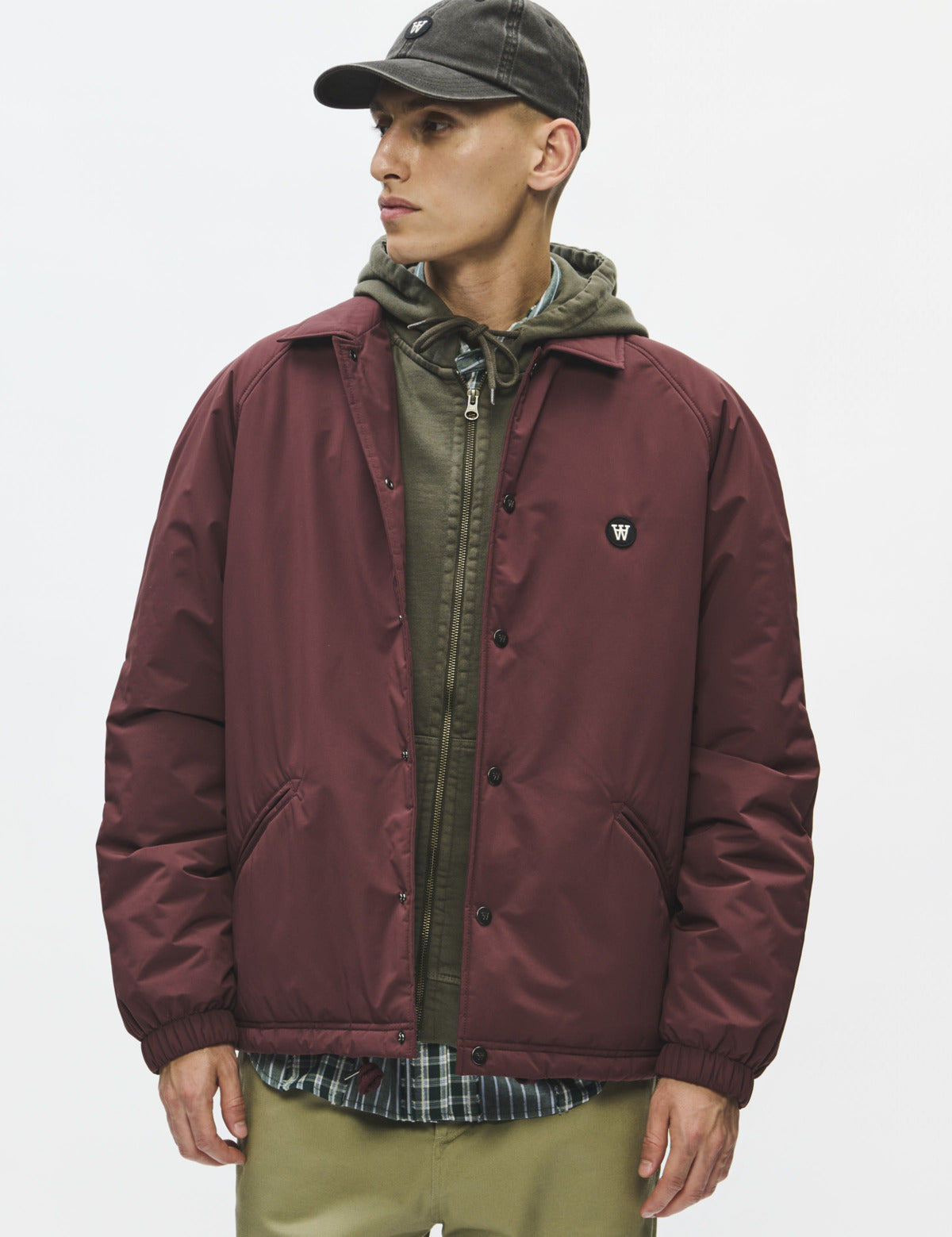 Chaqueta DOUBLE A BY WOOD WOOD Sigurt Decadent Chocolate